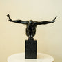 Moment of pause-abstract statue