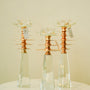crystal candle stand set 3 piece