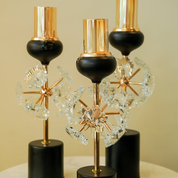 Crystal Candle stand set