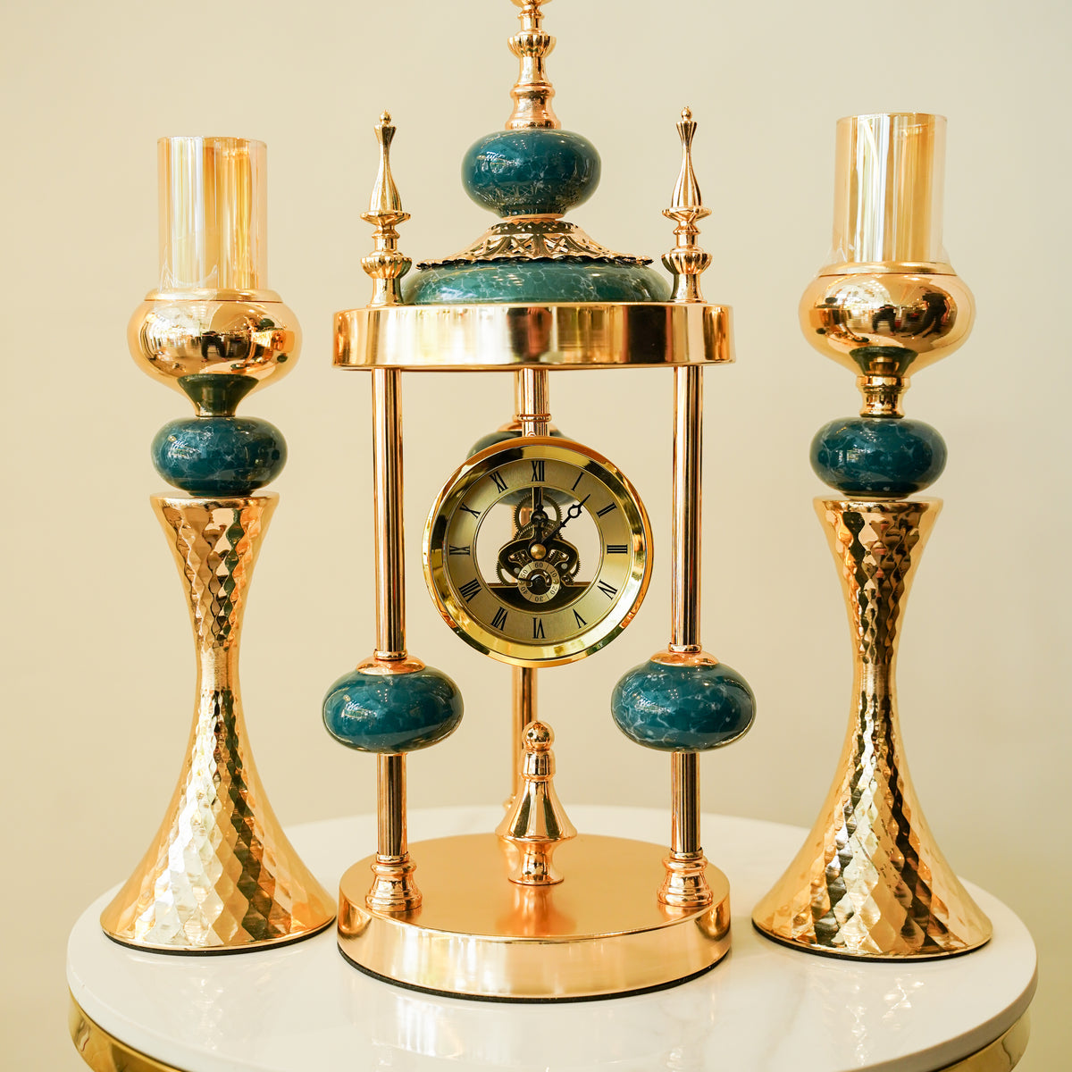 Emerald 3-piece clock set