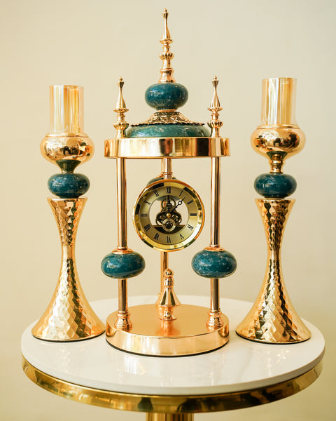 Emerald 3-piece clock set