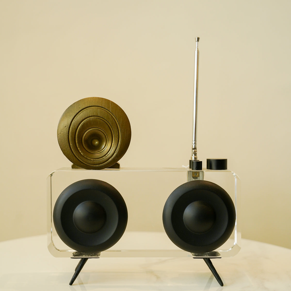 Crystal radio decor