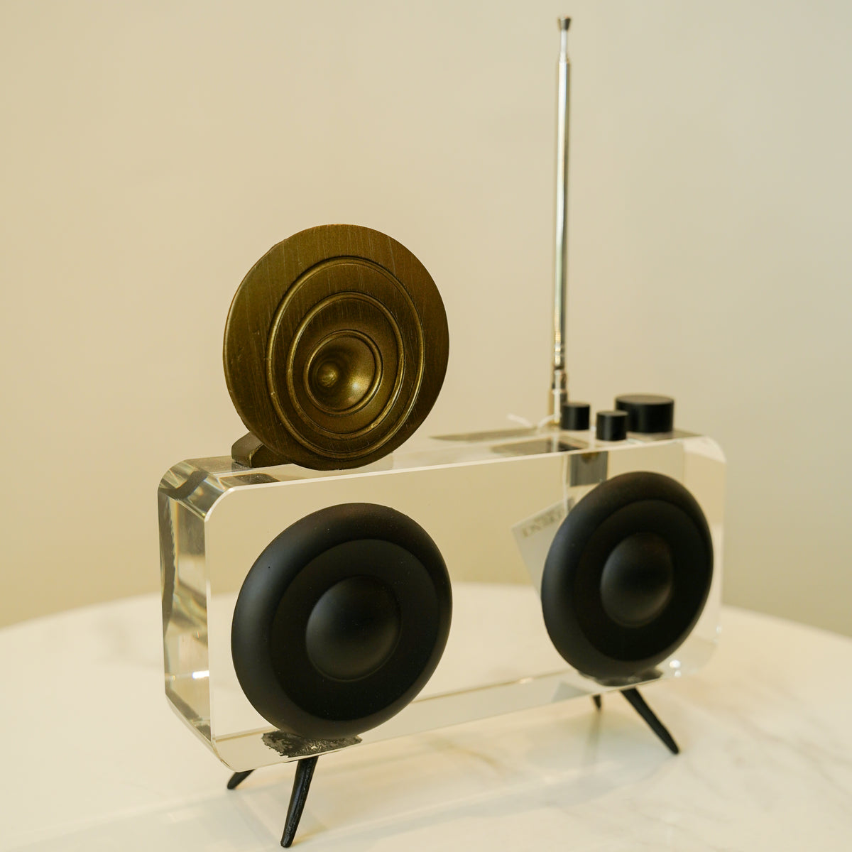 Crystal radio decor