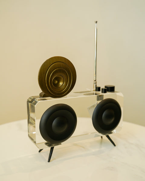 Crystal radio decor
