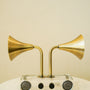 Radio trumpet decor
