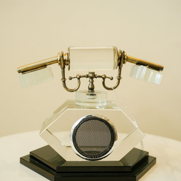 Crystal telephone decor