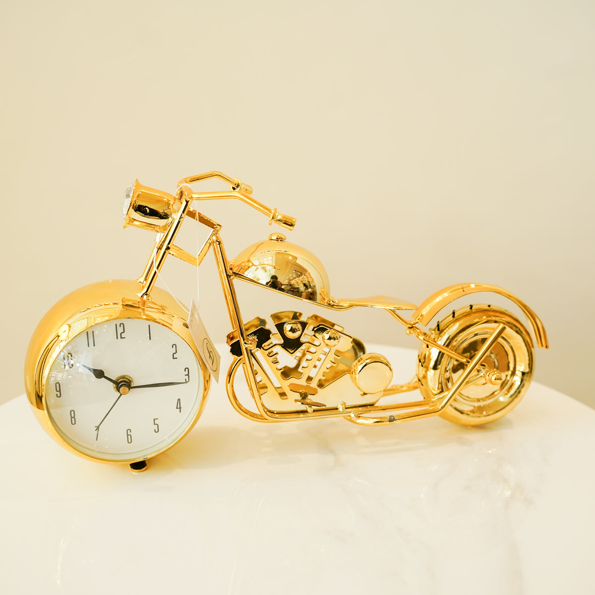 Brass clock bike
