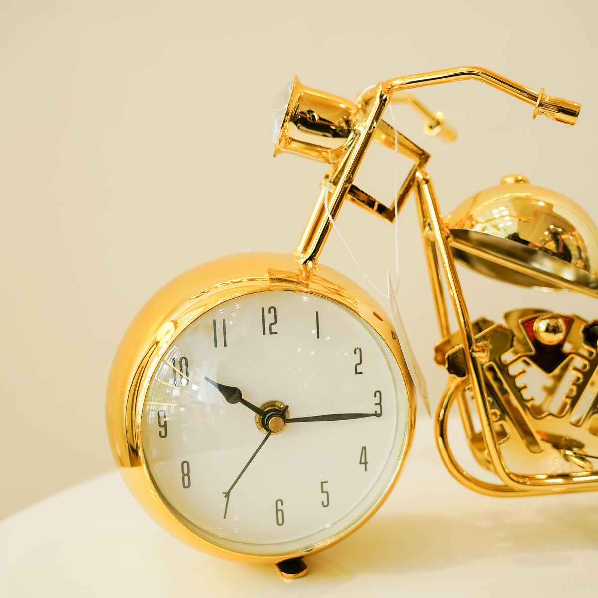 Brass clock bike