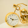 Brass clock bike