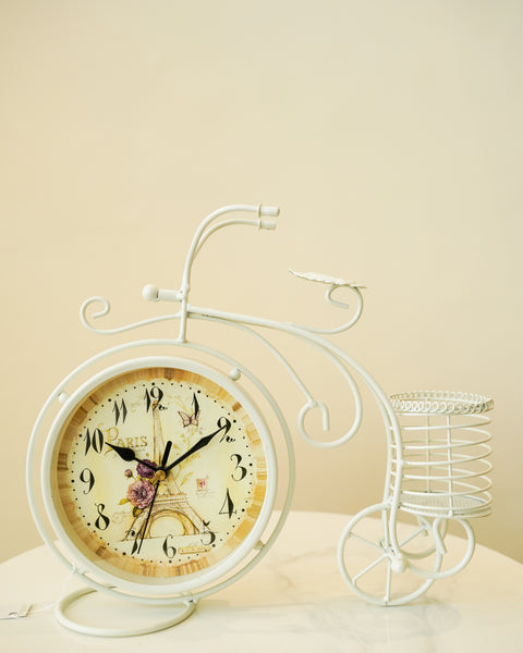 Bicycle clock pen holder
