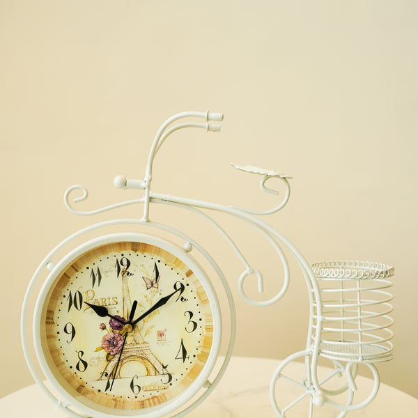 Bicycle clock pen holder