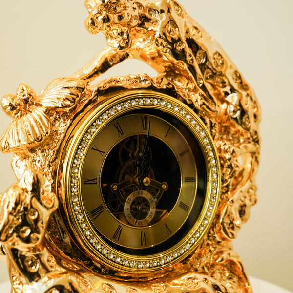Lion Mantel clock