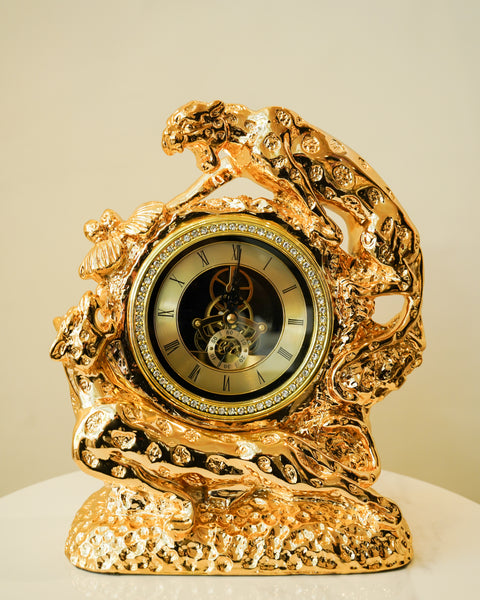 Lion Mantel clock