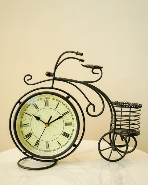 Bicycle clock pen holder