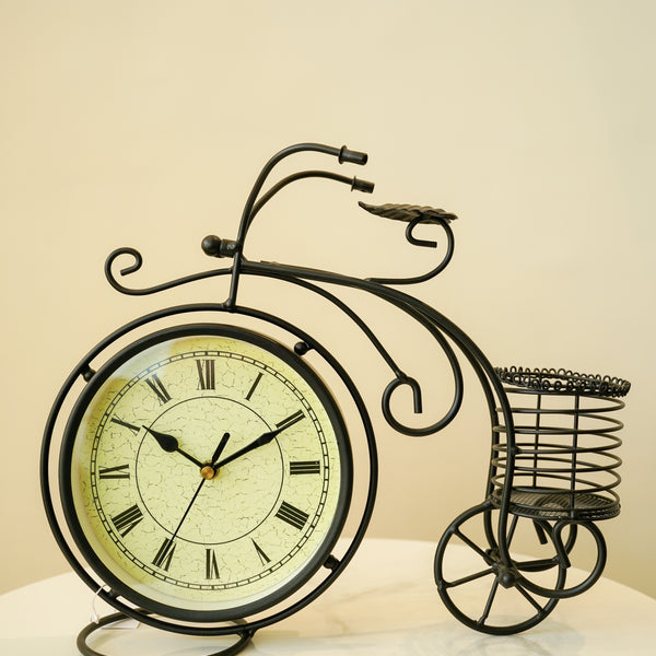 Bicycle clock pen holder