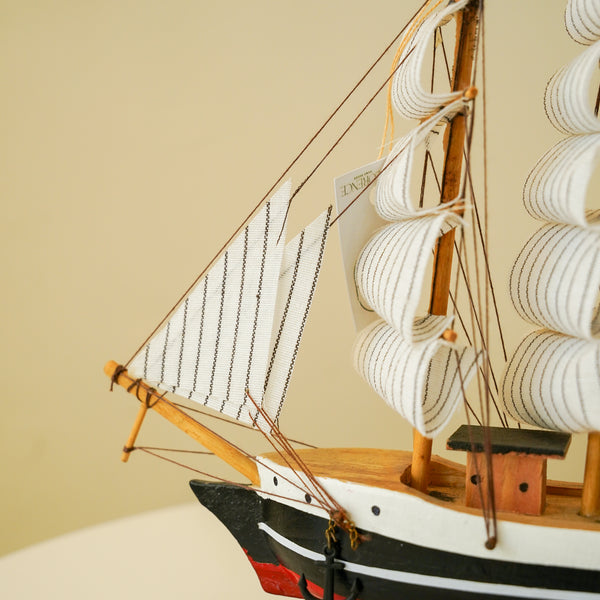 Miniature vintage sailing ship