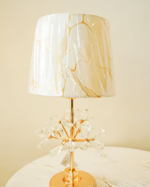 Crystal beauty lamp pair