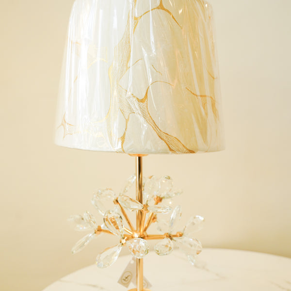 Crystal beauty lamp pair