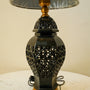 Shadow carve lamp pair