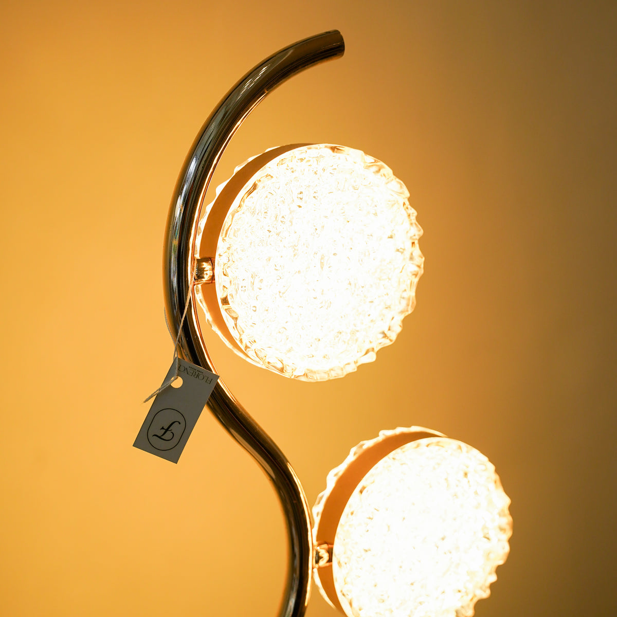 Triple globe table lamp pair