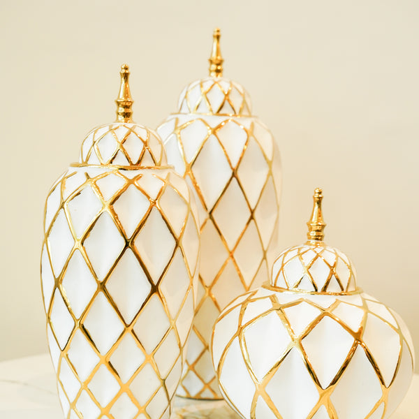 Golden touch candy jars