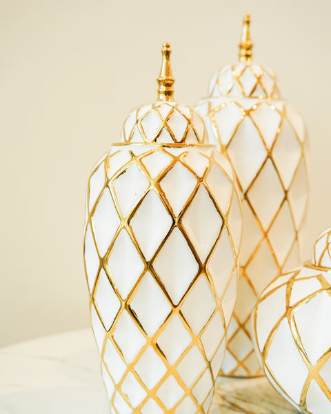 Golden touch candy jars