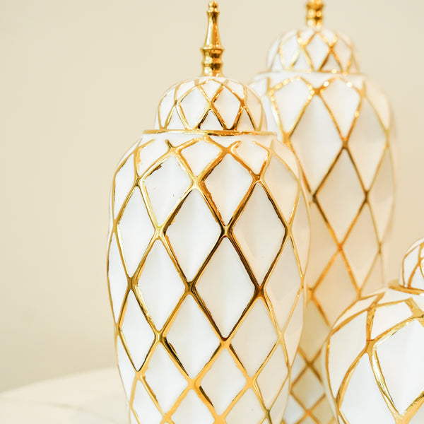 Golden touch candy jars