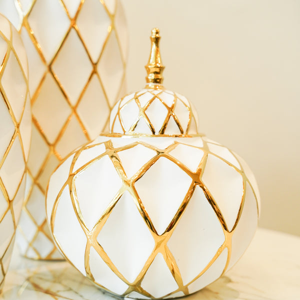 Golden touch candy jars