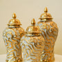 Grey candy jar set