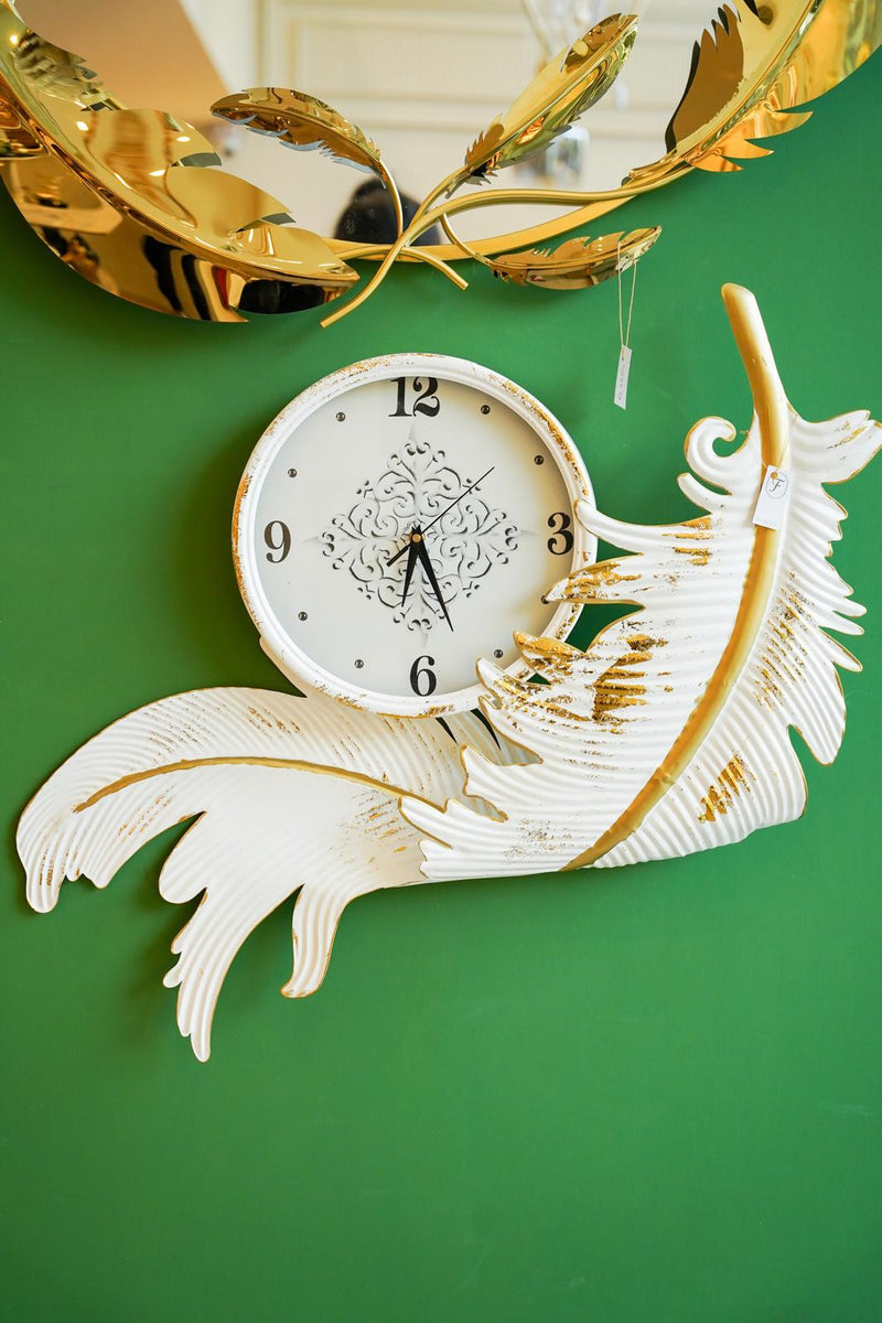 Whispering Leaves Wall Clock