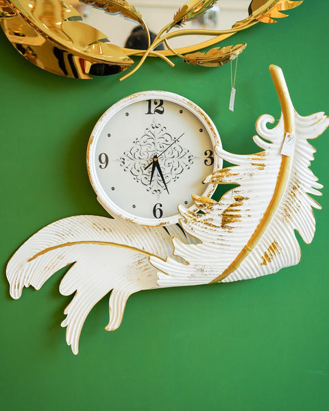 Whispering Leaves Wall Clock
