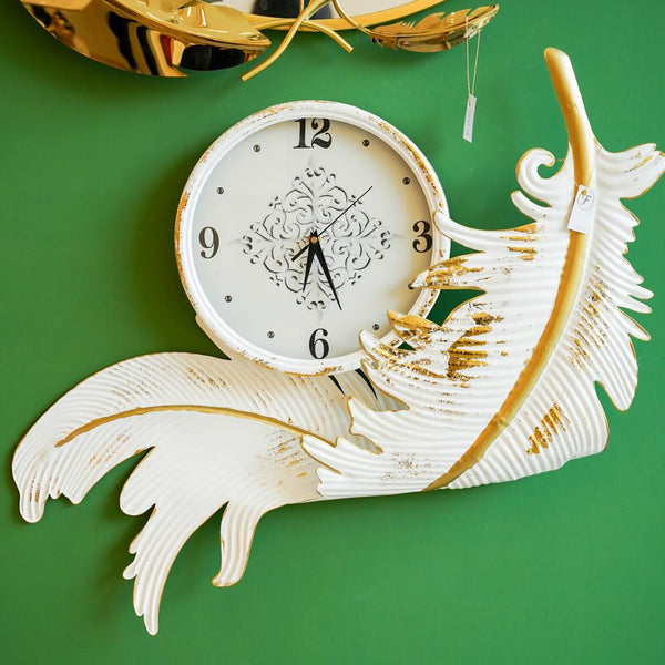 Whispering Leaves Wall Clock