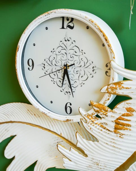 Whispering Leaves Wall Clock