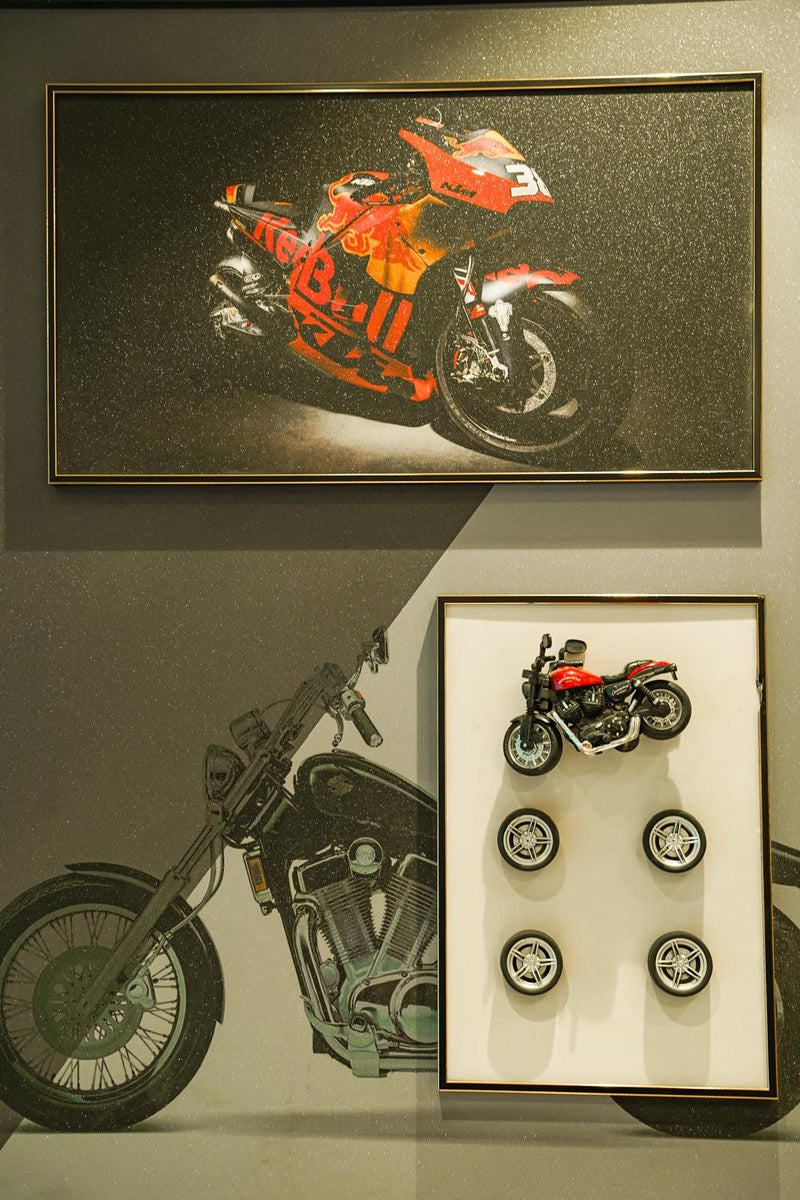 Motorcycle 3D painting