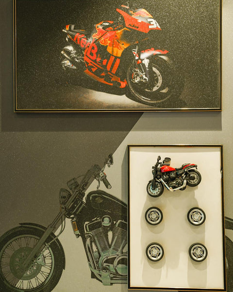 Motorcycle 3D painting