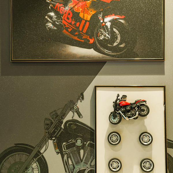 Motorcycle 3D painting