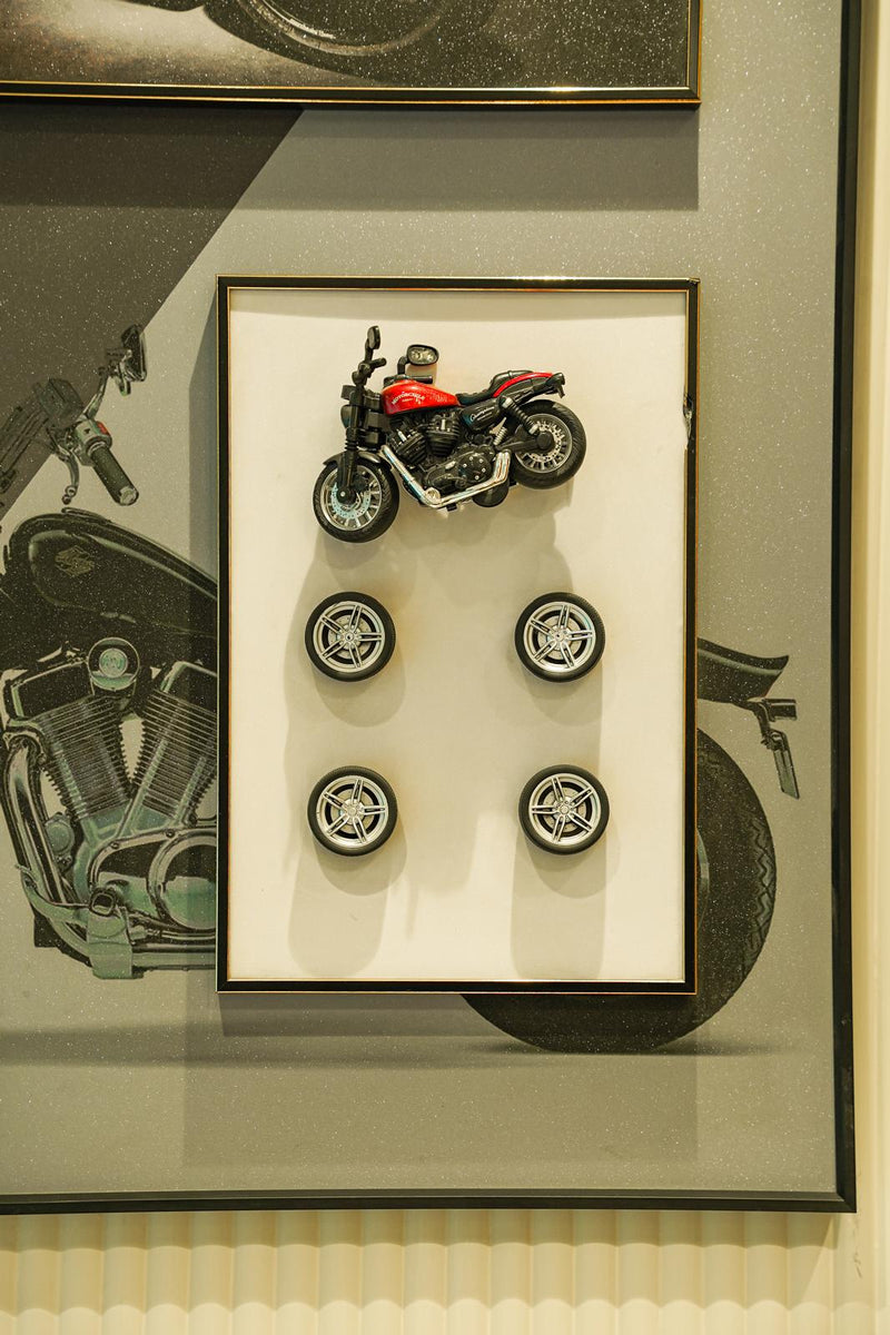 Motorcycle 3D painting