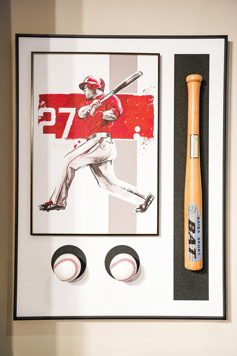 Baseball 3D painting