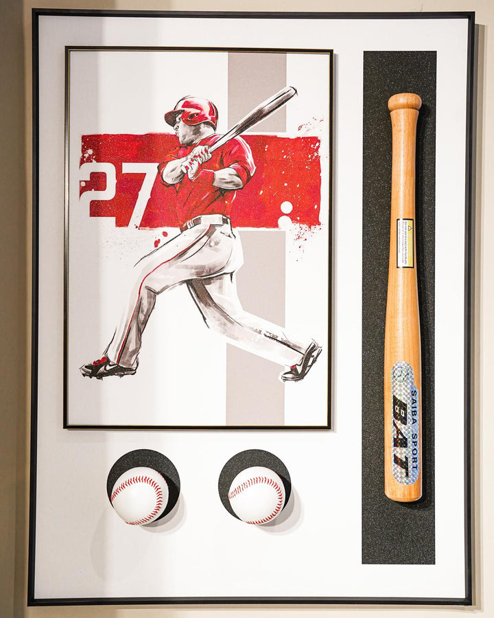 Baseball 3D painting
