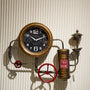 Antique coin saving clock