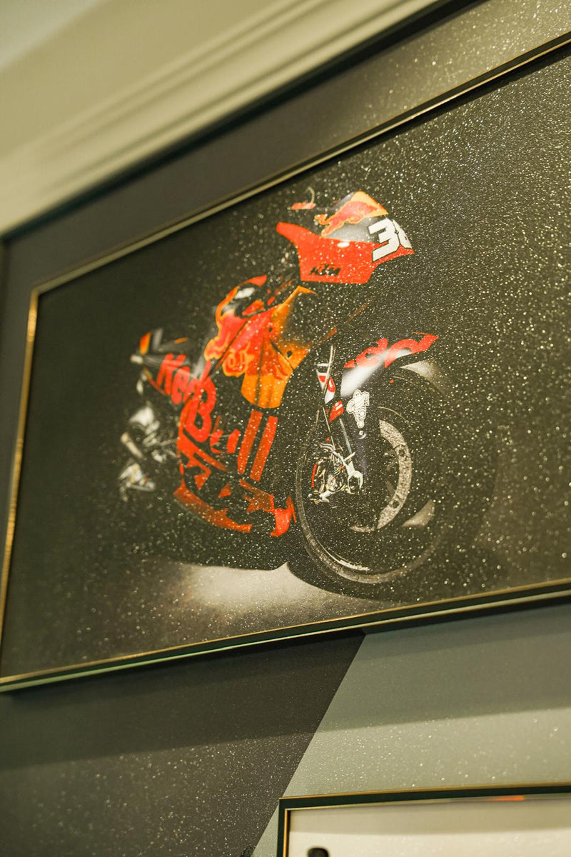 Motorcycle 3D painting