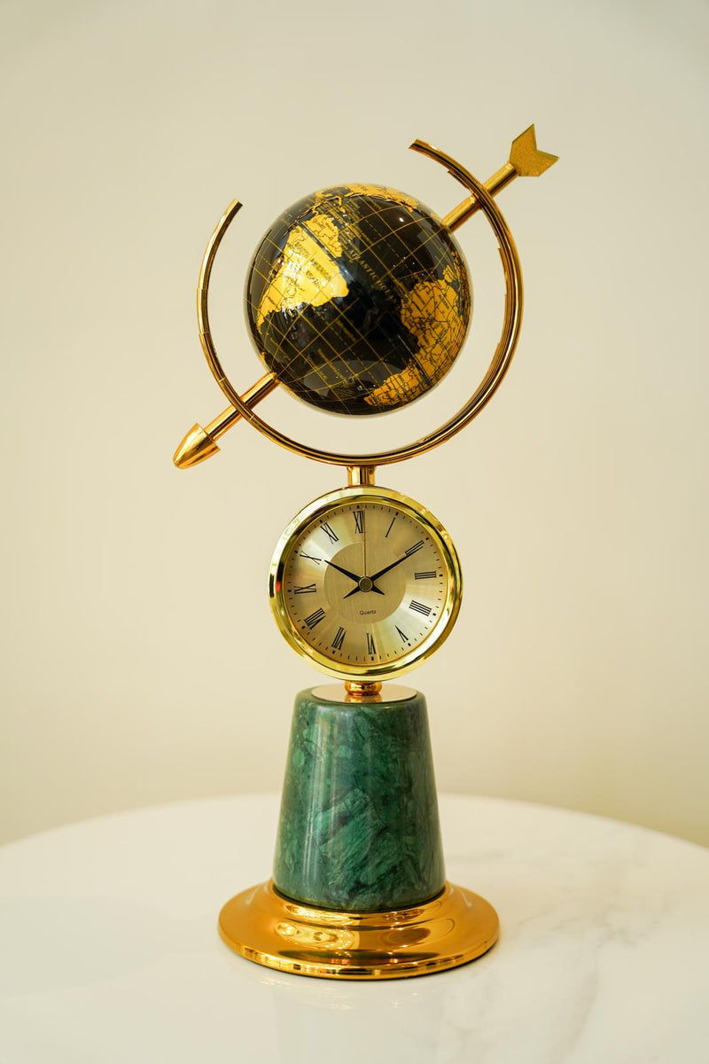 Luxury globe clock