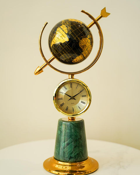 Luxury globe clock