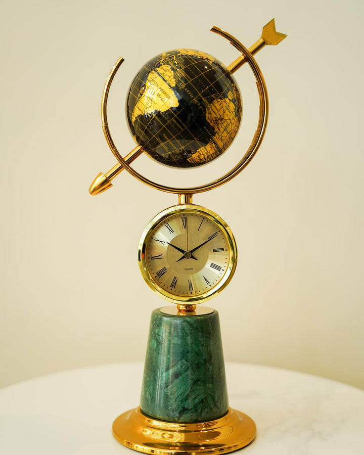 Luxury globe clock