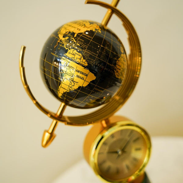 Luxury globe clock