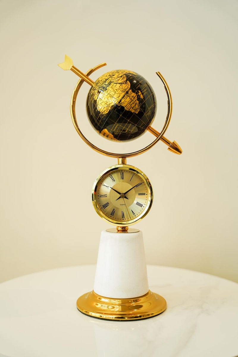 Luxury globe clock