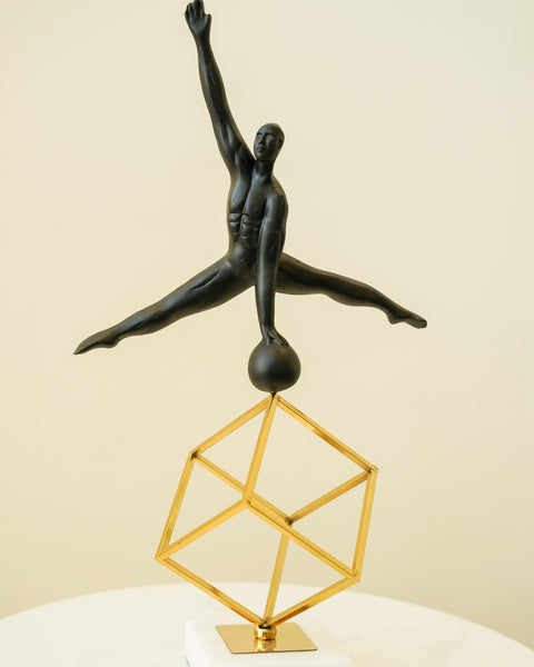 Strength in Motion- Gymnast Statue