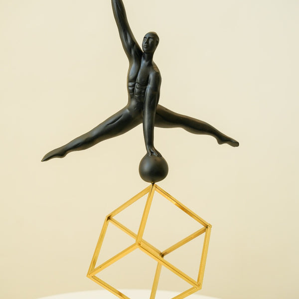 Strength in Motion- Gymnast Statue