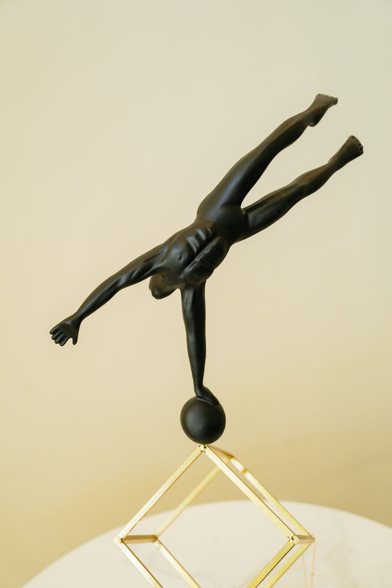 Strength in Motion- Gymnast Statue
