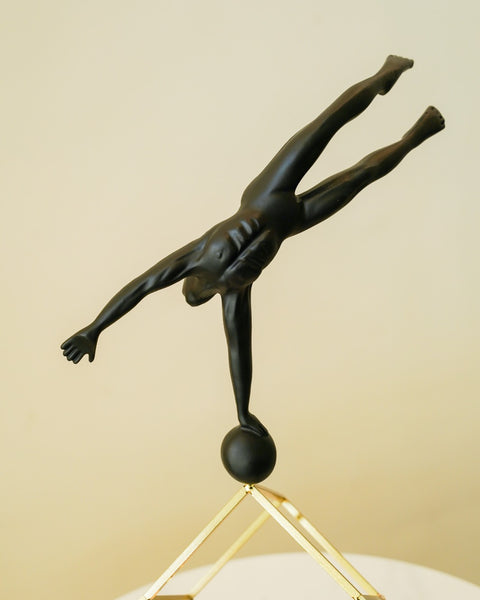 Strength in Motion- Gymnast Statue